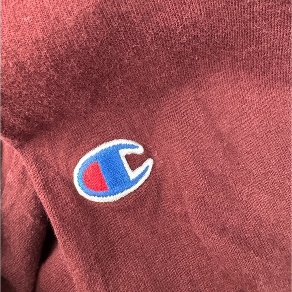 Champion Vintage Boston College Maroon Gold Long Sleeve Tee Shirt Size Large - Picture 8 of 9